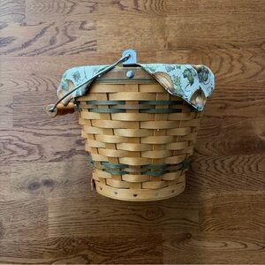 LONGABERGER 2002 Harvest Collection BASKET PROTECTOR LINER Bucket Pail Pumpkin